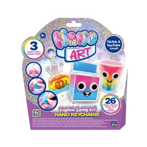 Orbico Sp. Z O.o. Zestaw kreatywny dla dzieci Nano Art Squishy Kit Brelok Orbico Sp. Z O.o. (238102-6L-F25)