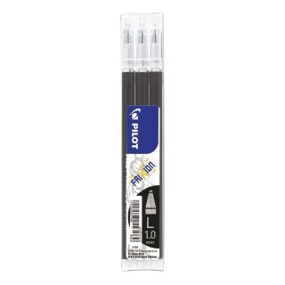 Pilot Wkład do pióra kulkowego Frixion wkład czarny 1,0mm Pilot (BLSFR10-B-S3-E)