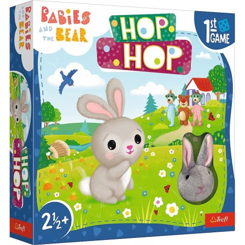 Trefl Gra edukacyjna Gra HOP HOP /Bobaski i Miś Trefl (02435)