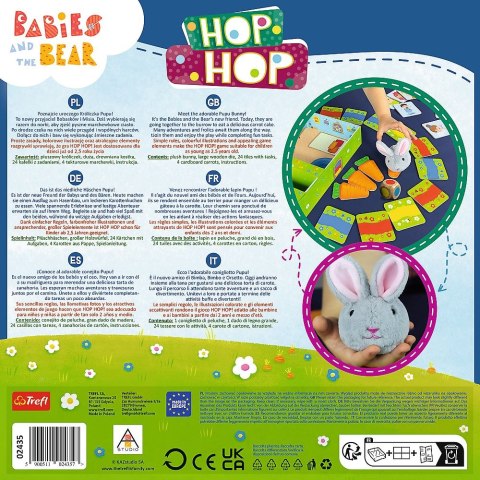 Trefl Gra edukacyjna Gra HOP HOP /Bobaski i Miś Trefl (02435)