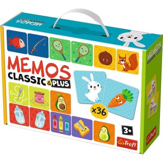Trefl Gra pamięciowa Memos Classic & Plus, Logic Trefl (02272)