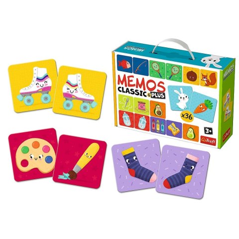 Trefl Gra pamięciowa Memos Classic & Plus, Logic Trefl (02272)