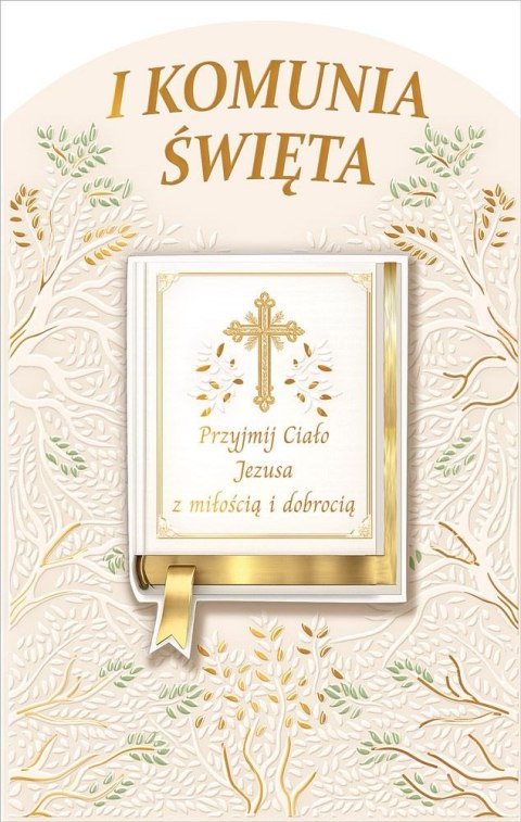 Ab Card Kartka składana komunia Ab Card (AB+)