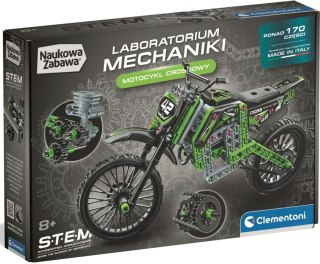 Clementoni Klocki konstrukcyjne Laboratorium mechaniki Motocykl Crossowy Clementoni (50440)
