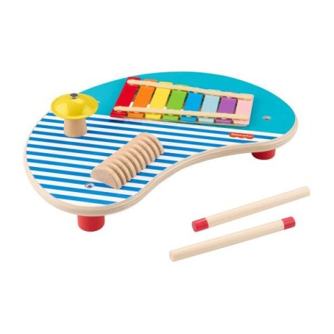 Fisher Price Cymbałki Drewniany Muzyczny Stoliczek Fisher Price (HXT91)