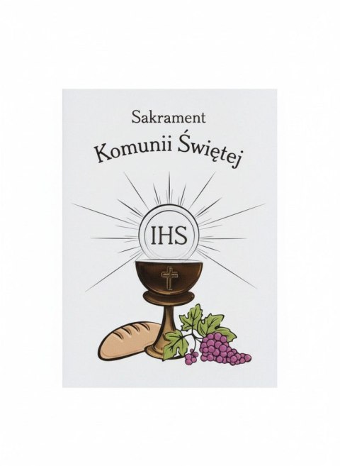 Henry Kartka składana B6 B6 KOMUNIA HOSTIA JAK CHLEB Henry (5905701486007)