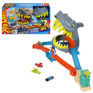 Hot Wheels Tor wyścigowy City Rekin STRACIE NA PLAŻY Hot Wheels (JHL96)