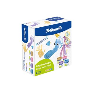 Pelikan Farba do malowania palcami pearl 100g 4 kolor. Pelikan (300008268)
