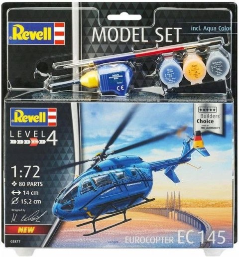 Revell Model do sklejania samolot Set - helikopter Eurocopter EC 145 skala 1:72 Revell (63877)