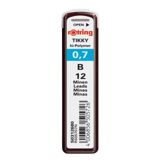Rotring Wkład do ołówka (grafit) B 0,7mm Rotring (S0312650)