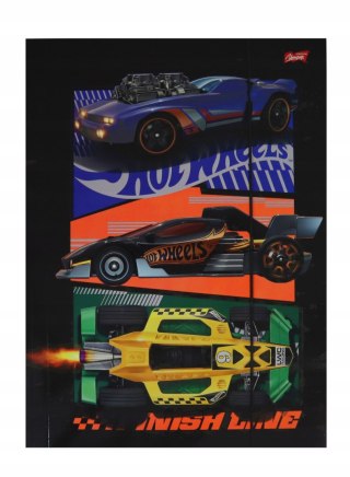 Unipap Teczka kartonowa na gumkę Hot Wheels A4 różnokolorowy 300g Unipap