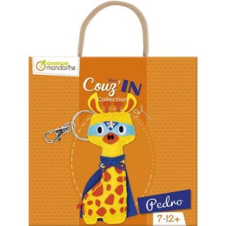 Avenue Mandarine Zestaw kreatywny dla dzieci Brelok do szycia żyrafa Pedro Avenue Mandarine (1323)