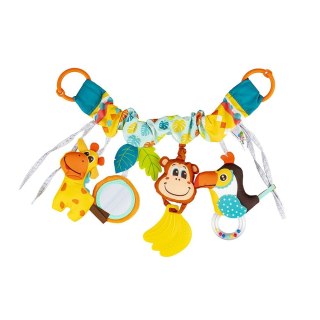 Balibazoo Grzechotka ZAWIESZKA DO WÓZKA KOLOROWA DŻUNGLA Balibazoo (BB82818)