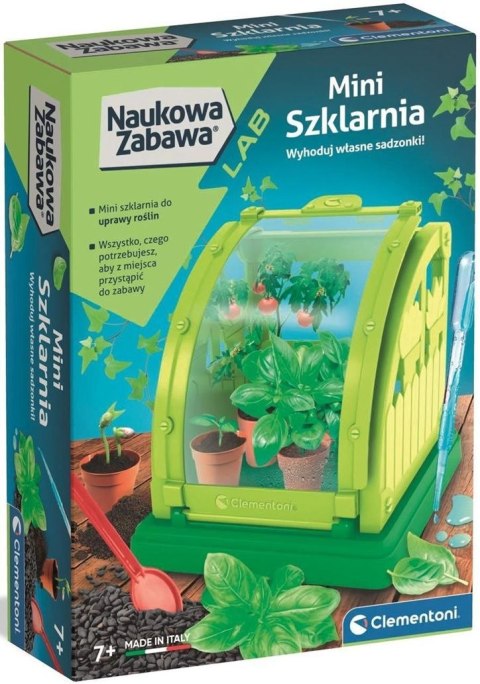 Clementoni Zestaw kreatywny dla dzieci Mini szklarnia Clementoni (50443)