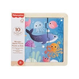 Fisher Price Puzzle drewniane mix 9 el. Fisher Price (HXV15)