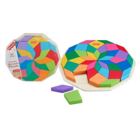 Fisher Price Układanka mandala drewniana Fisher Price (HXT94)