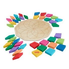 Fisher Price Układanka mandala drewniana Fisher Price (HXT94)
