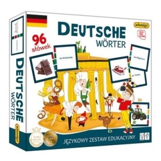 Kukuryku Karty edukacyjne Deutsche Worter Kukuryku 110 sztuk