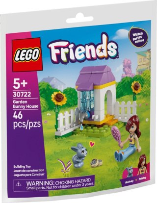Lego Klocki konstrukcyjne Friends Domek króliczka w ogrodzie Lego (30722)
