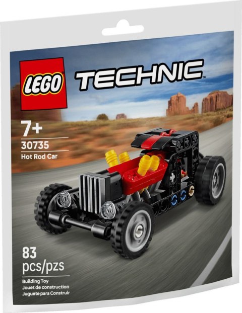 Lego Klocki konstrukcyjne Technic Hot rod Car Lego (30735)