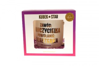 Pan Dragon Kubek wielokrotnego użytku Star 2-Nauczycielka 330ml Pan Dragon (5901854992426)