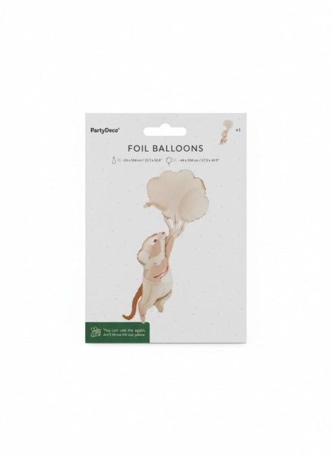 Partydeco Balon foliowy 44x104 cm, Myszka z balonami Partydeco (FB408)