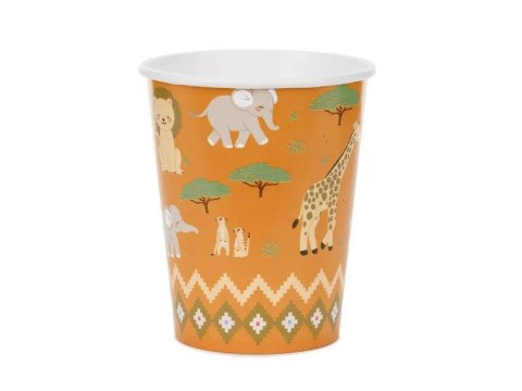 Partydeco Kubek jednorazowy Safari papier 220ml Partydeco (KPP116-EU1)