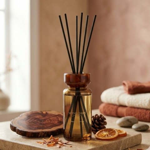 Pavoncella Odświeżacz powietrza Scentchips Dyfuzor patyczkowy Aura Orange & Cedarwood 200ml Pavoncella (8716516204550)