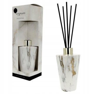 Pavoncella Odświeżacz powietrza Scentchips Dyfuzor patyczkowy Cone Marble Goji & Amber 200ml Pavoncella (8716516204581)