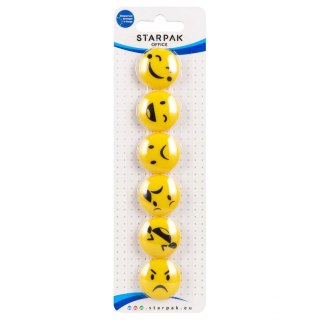 Starpak Magnes żółty Starpak (576505) 6 sztuk