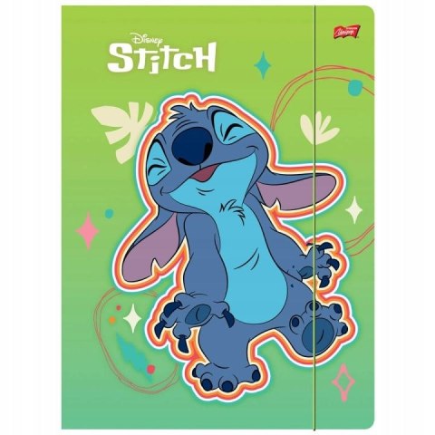Unipap Teczka kartonowa na gumkę Stitch A4 różnokolorowy 300g Unipap