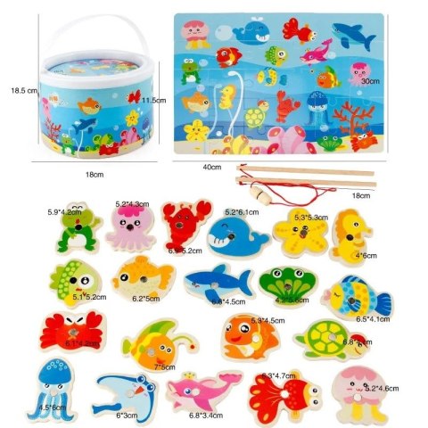 Bączek/Tupiko Puzzle rybki magnetyczne Bączek/Tupiko (RMP 5248)