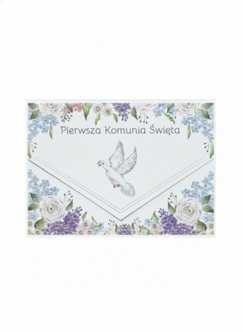 Henry Kartka składana A5 A5 KOMUNIA gołąb majowy Henry (5905701485888)