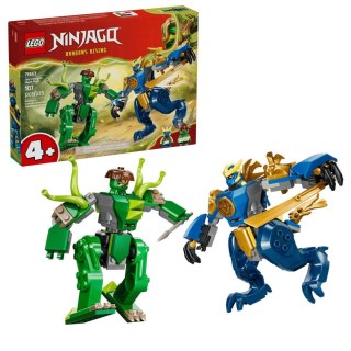 Lego Klocki konstrukcyjne Ninjago Bitwa w smoczym mechu Jaya Lego (71853)