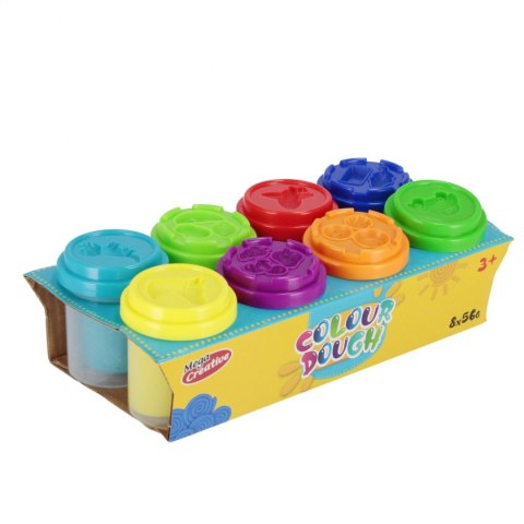 Mega Creative Masa plastyczna dla dzieci 8 kolorów mix Mega Creative (545756)