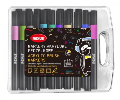 Rexus Marker specjalistyczny akrylowe wkład (różne) pędzelek końcówka Rexus (16339)