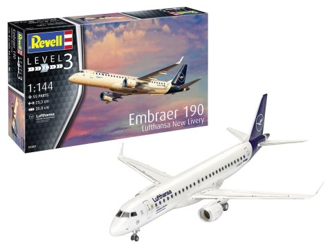 Revell Model do sklejania Samolot Embraer 190 Lufthansa Revell (03883)