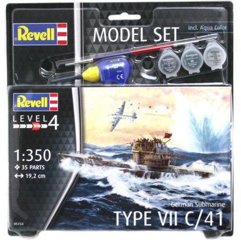 Revell Model do sklejania Set statek German Submarine Type VII C/4 Revell (116449)