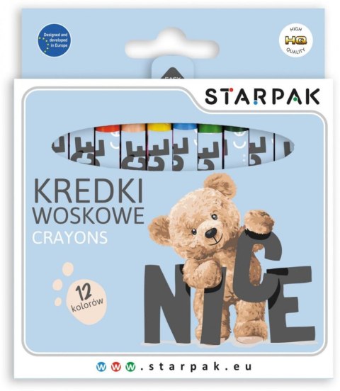 Starpak Kredki ołówkowe Bear Starpak (580606)
