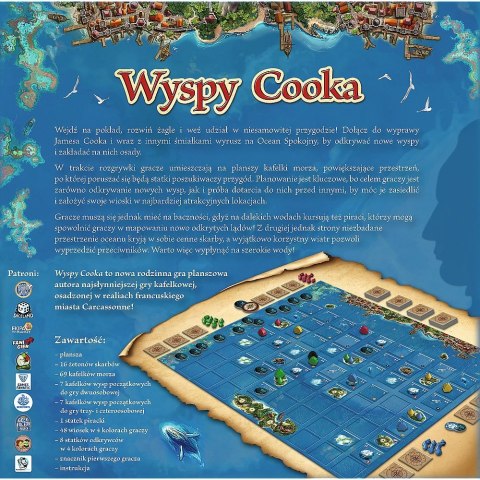 Trefl Gra planszowa Gra Wyspy Cooka Trefl (02598)