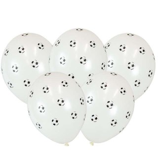 Arpex Balon gumowy Gol! 5szt. biały 300mm 12cal Arpex (KB3218)