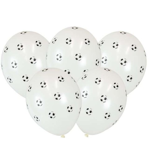 Arpex Balon gumowy Gol! 5szt. biały 300mm 12cal Arpex (KB3218)