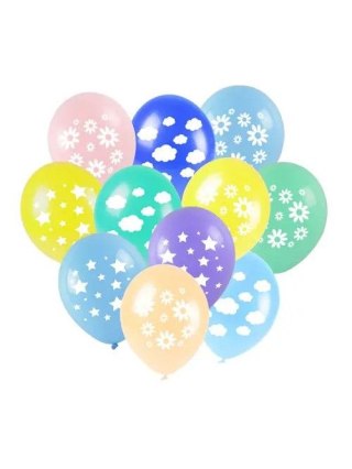 Arpex Balon gumowy pastelowy mix wiosenny mix 300mm Arpex (KB0382)