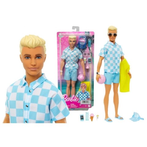 Barbie Lalka Ken dzień na plaży [mm:] 290 Barbie (HPL74)