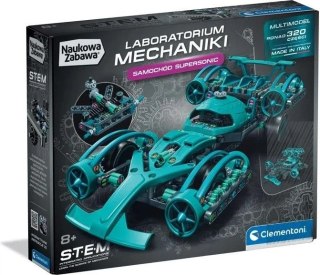 Clementoni Klocki konstrukcyjne Laboratorium mechaniki samochód supersonic Clementoni (50439)
