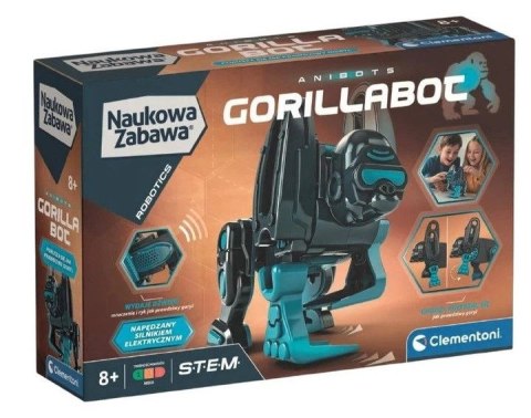 Clementoni Zestaw kreatywny dla dzieci Naukowa zabawa Gorillabot Clementoni (18185)