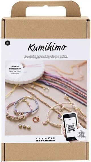 Creativ Zestaw kreatywny dla dzieci Zestaw do plecenia bransoletek Kumihimo Creativ (5890)