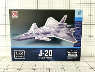 Dromader Klocki konstrukcyjne samolot J-20 1:72 Dromader (130-1364569)