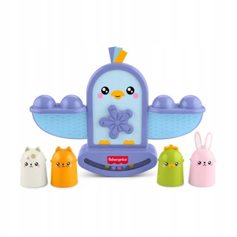 Fisher Price Zabawka edukacyjna Ptaszek Kiwaczek-układaczek Fisher Price (JLG00)