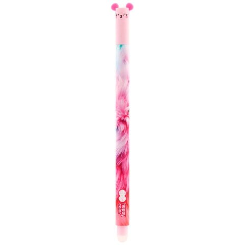 Happy Color Długopis Uszatki Fluffy wkład niebieski 0,5mm Happy Color (HA 4120 01UF-3 KP40)